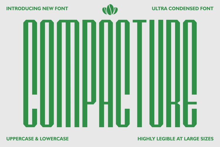 Preview of Compacture Font