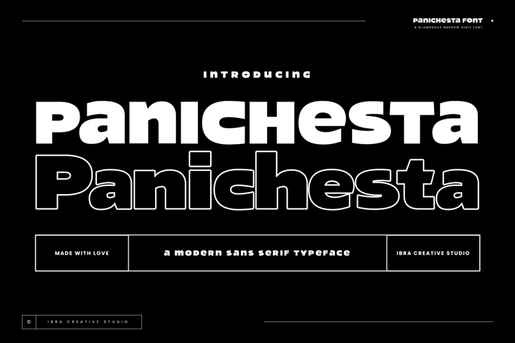 Panichesta Font