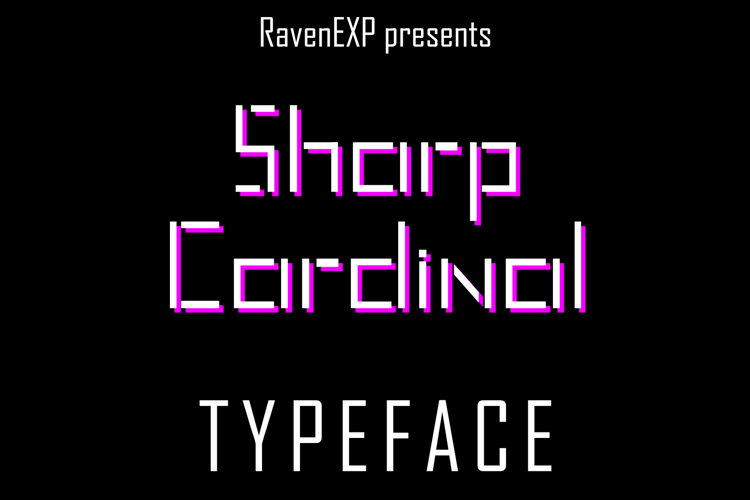 Sharp Cardinal Font