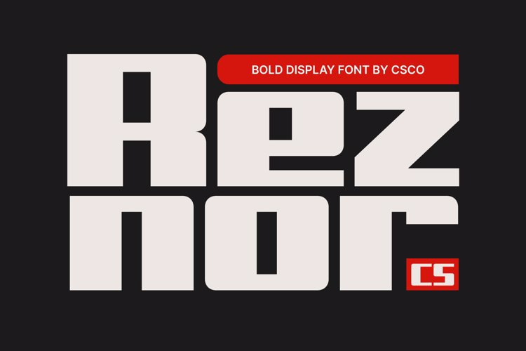 Preview of CS Reznor Font