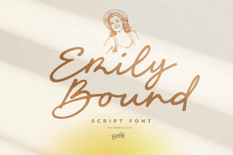 Preview of Emily Bound Font