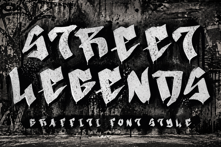 Preview of Street Legends Font