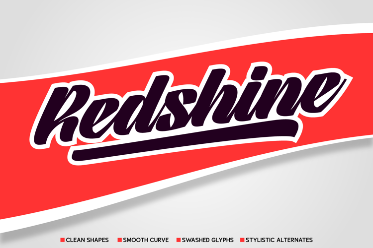 Redshine Script Font
