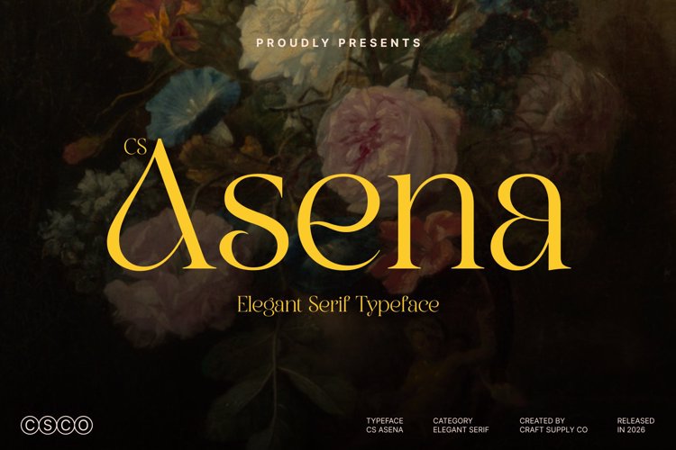 Preview of CS Asena Font