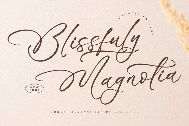 Blissfuly Magnotia Font