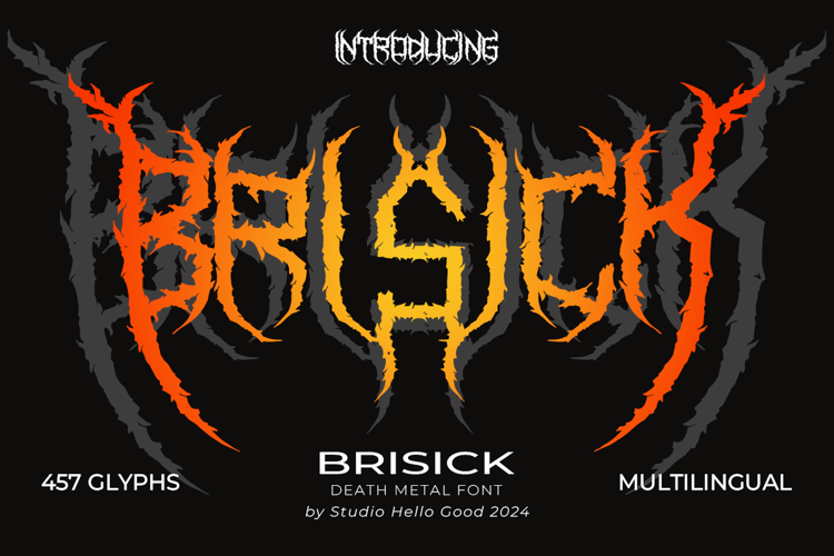 BRISICK Font