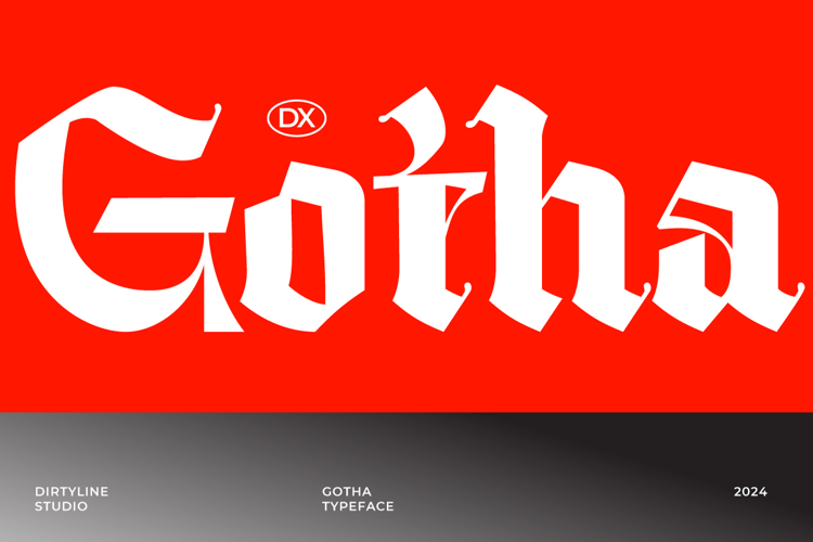 Dx Gotha Blackletter Font
