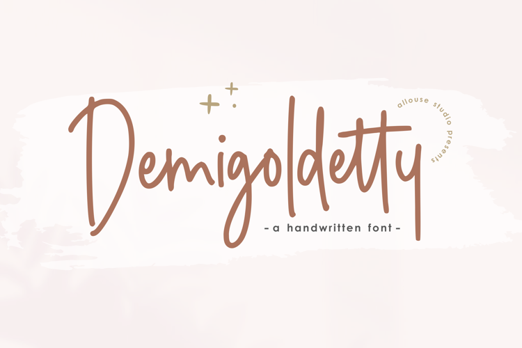 Demigoldetty Font