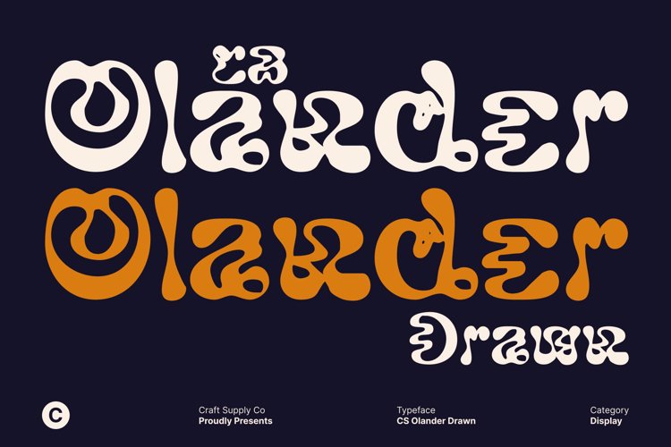 Preview of CS Olander Drawn Font