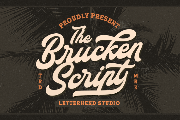 Brucken Font | Letterhend Studio | FontSpace
