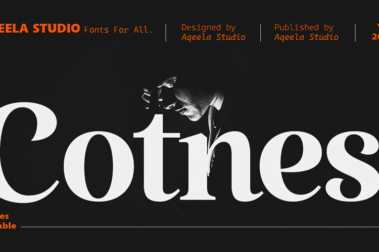 Preview of Cotnes Light Exp Font