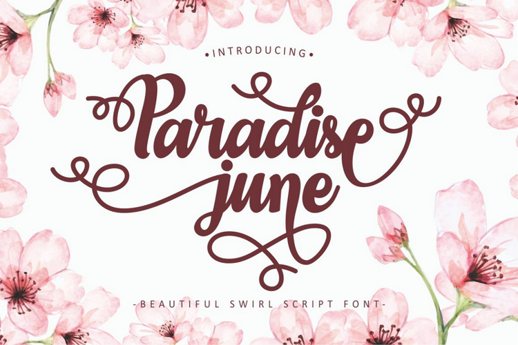 Paradise June Font