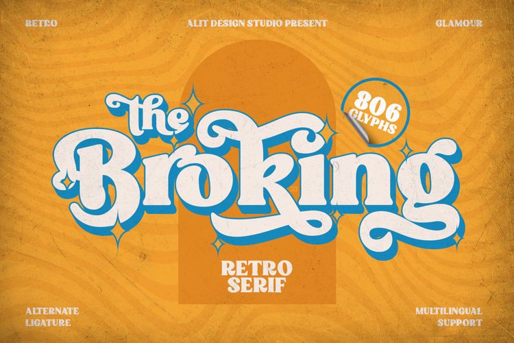 Broking Font | Alit Design | FontSpace