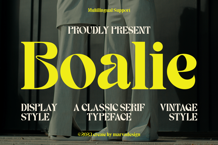 Preview of Boalie Font