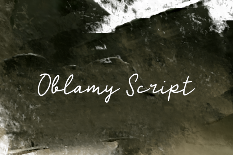 Oblamy Script Font