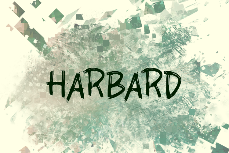 h Harbard Font