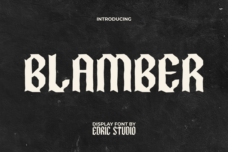 Blamber Font