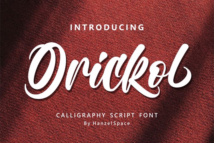 Preview of Orickol Font