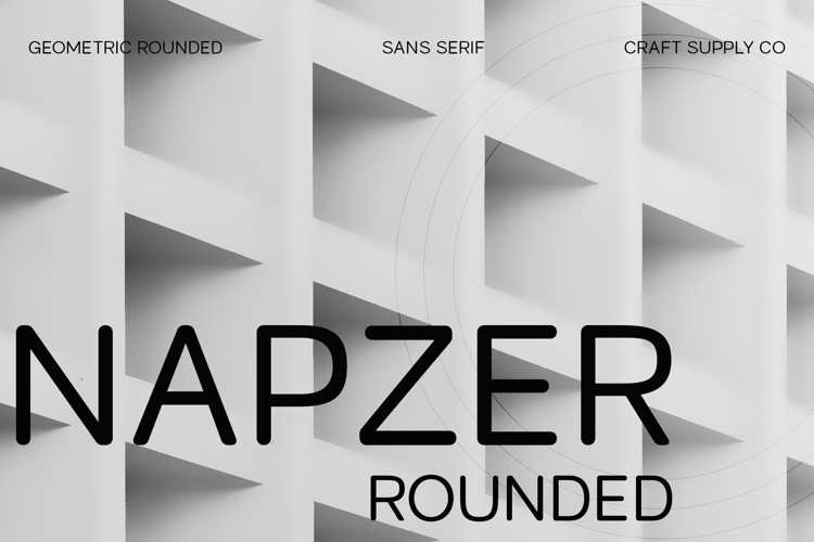Napzer Rounded Font