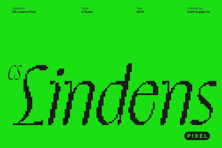 Preview of CS Lindens Pixel Font