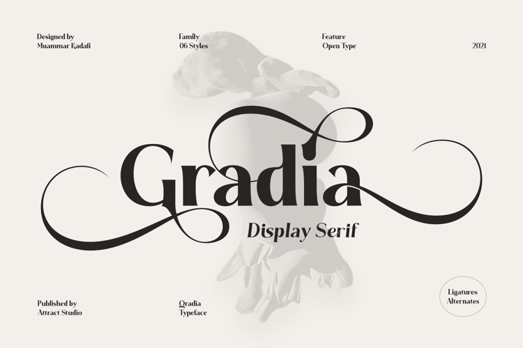 Gradia Display Font