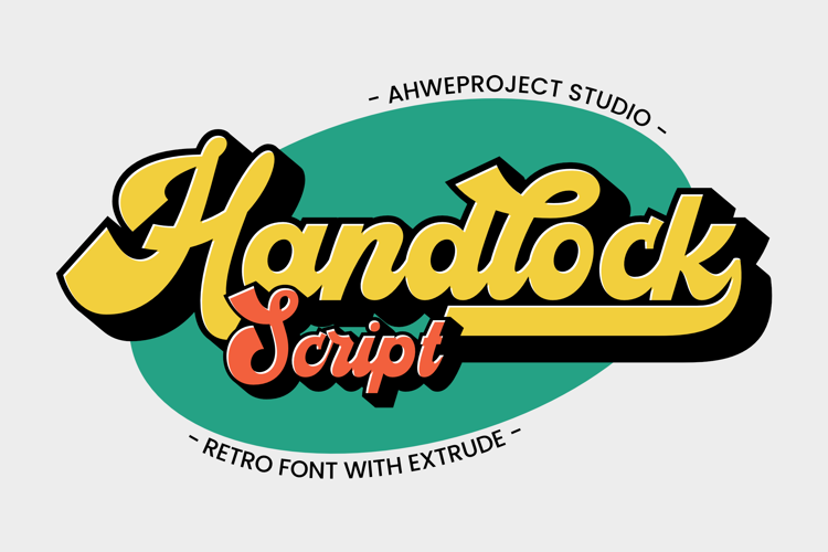 Handlock Font