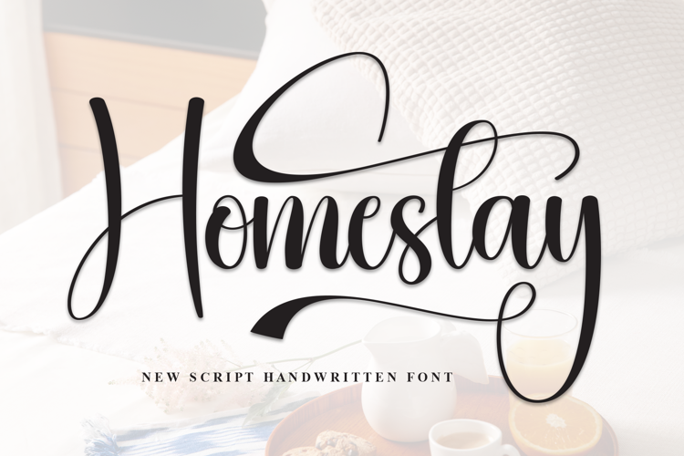 Preview of Homestay Font
