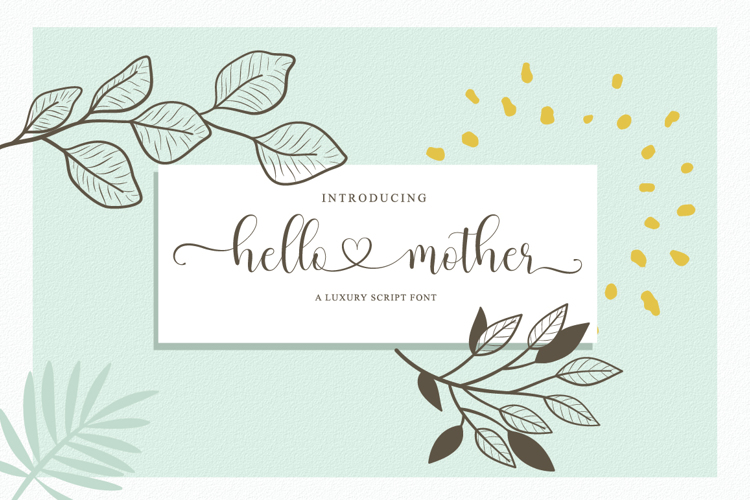 hello mother Font