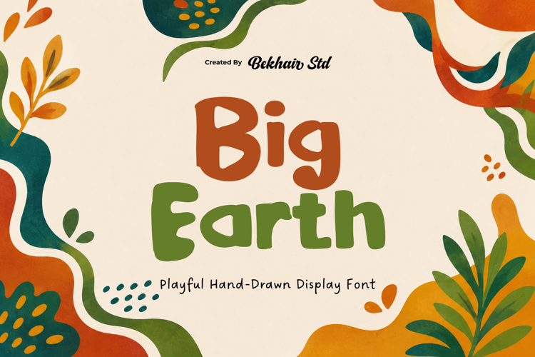Preview of Big Earth Font