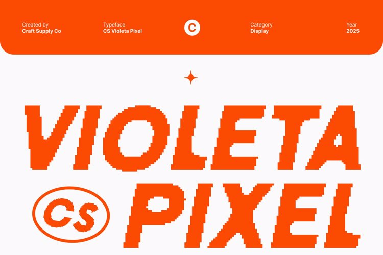 Preview of CS Violeta Pixel Font