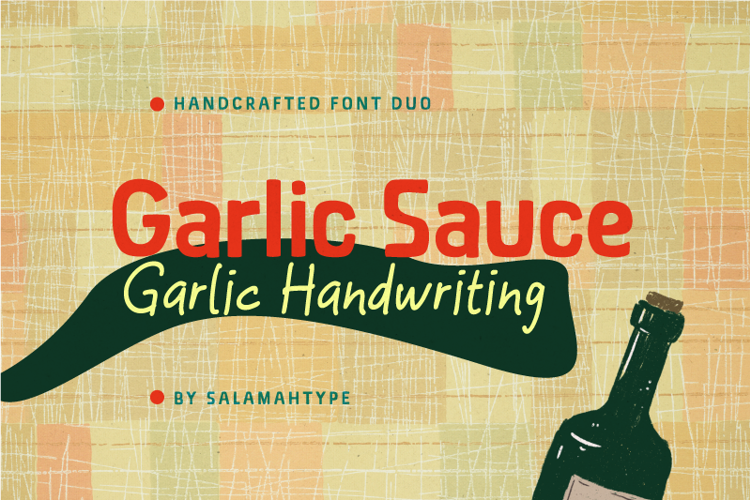 Preview of Garlic Sauce Font