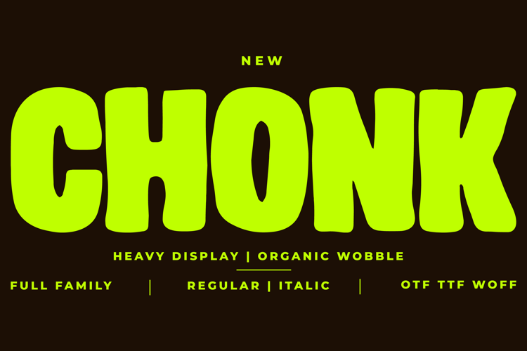 Preview of Chonk Font