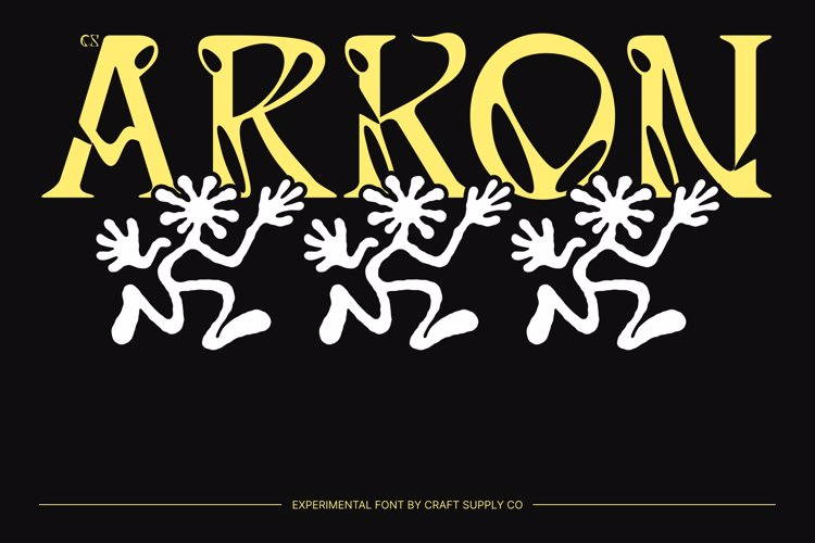 Preview of CS Arkon Font