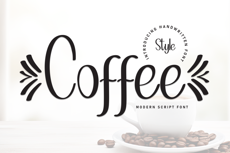 Preview of Coffee Font