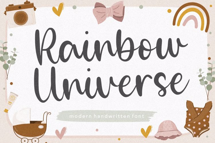 Rainbow Universe Font
