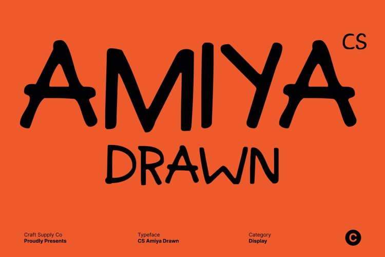 Preview of CS Amiya Drawn Font