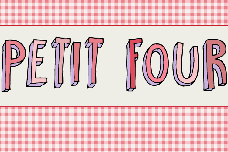 DK Petit Four Font