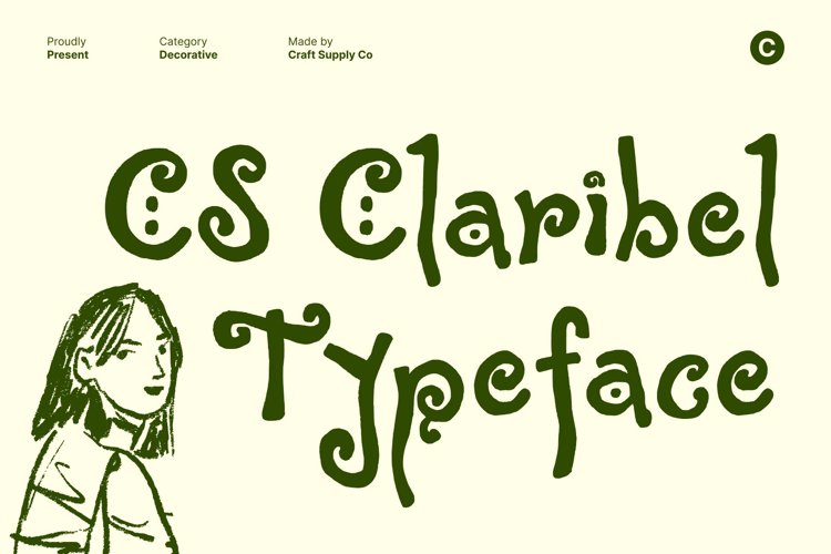 Preview of CS Claribel Font