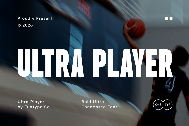 Preview of Ultra Player Font