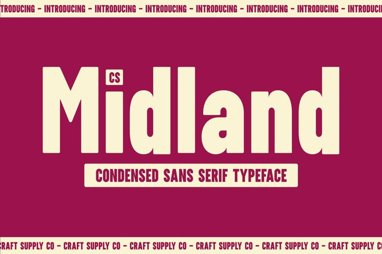 Preview of CS Midland Font