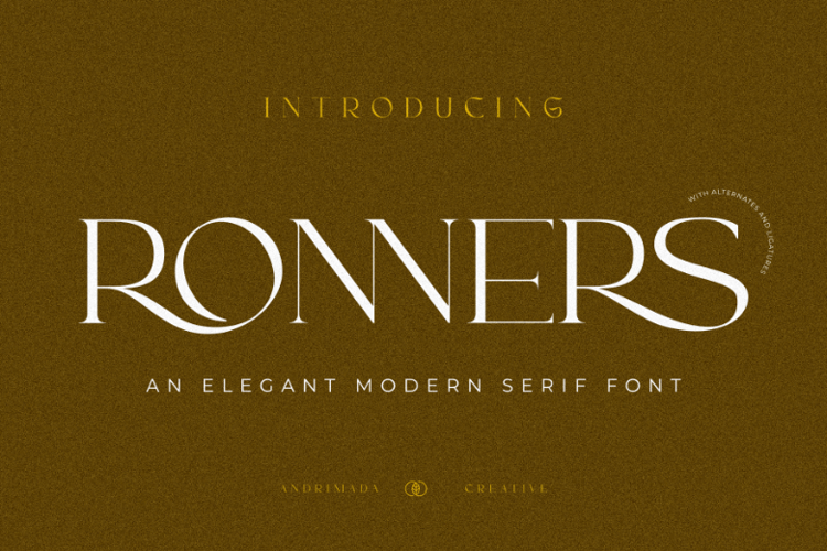 Preview of Ronners Font