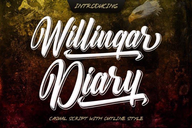 Willingar Diary Font