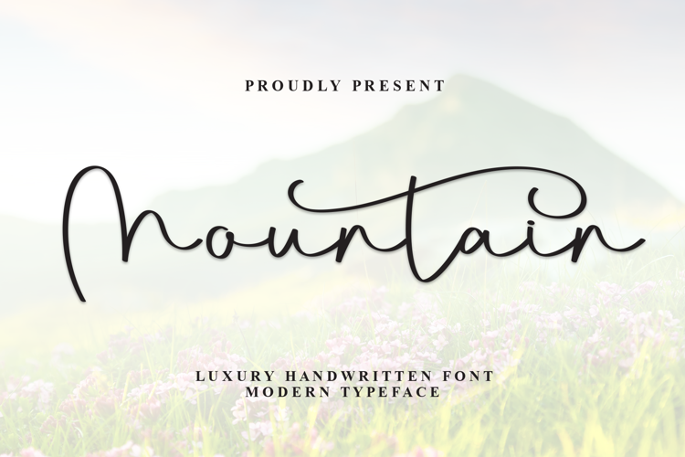 Preview of Mountain Font