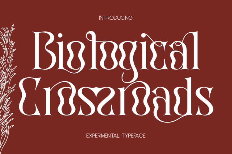 Preview of Biological Crossroads Font