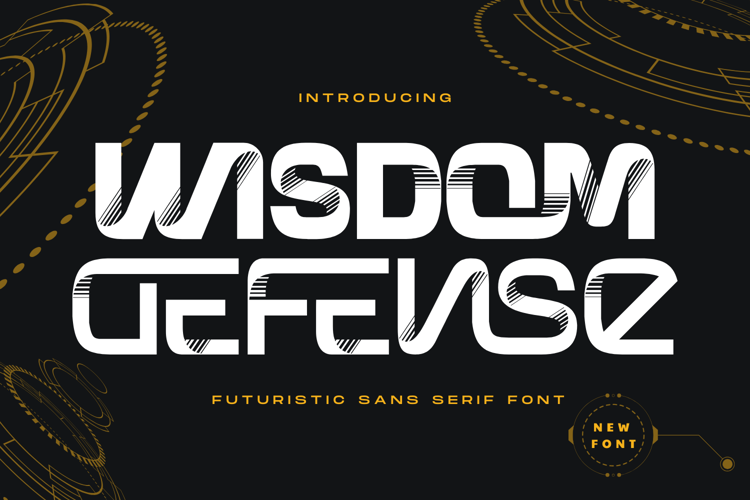 Wisdom Defense Font