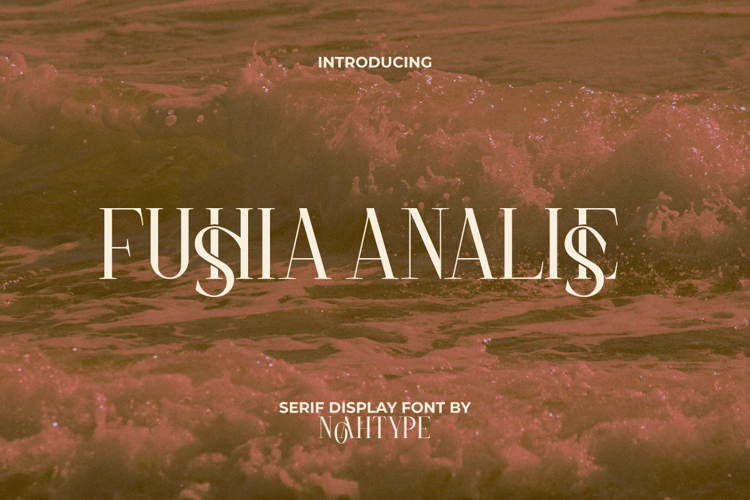 Preview of Fushia Analise Font