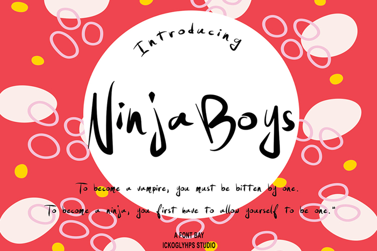 Ninja Boys Font