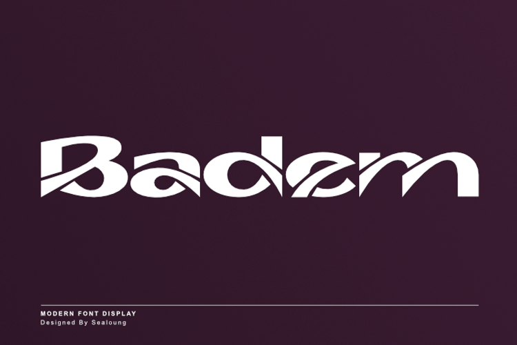 Preview of Badem Font