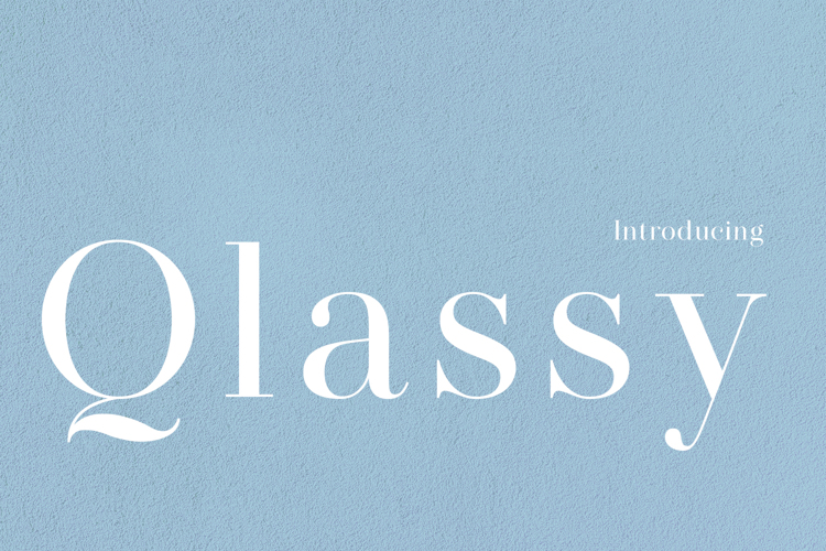 Qlassy Font