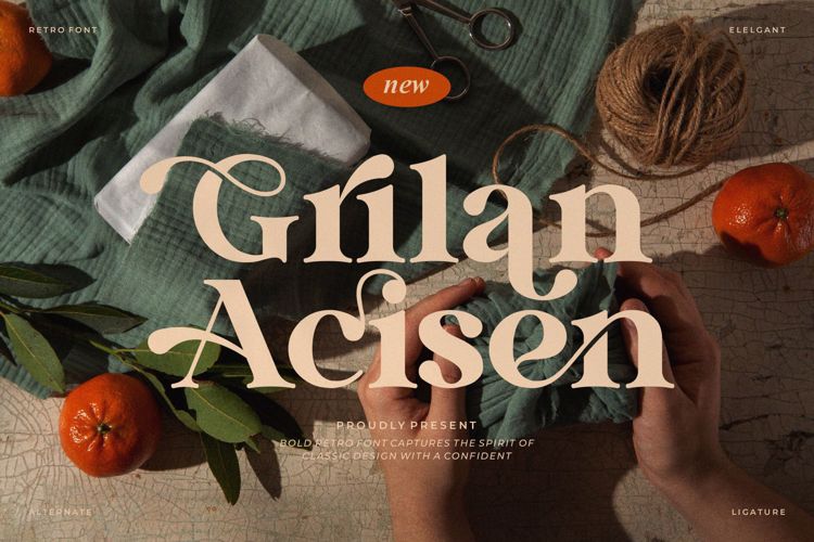 Preview of Grilan Acisen Font